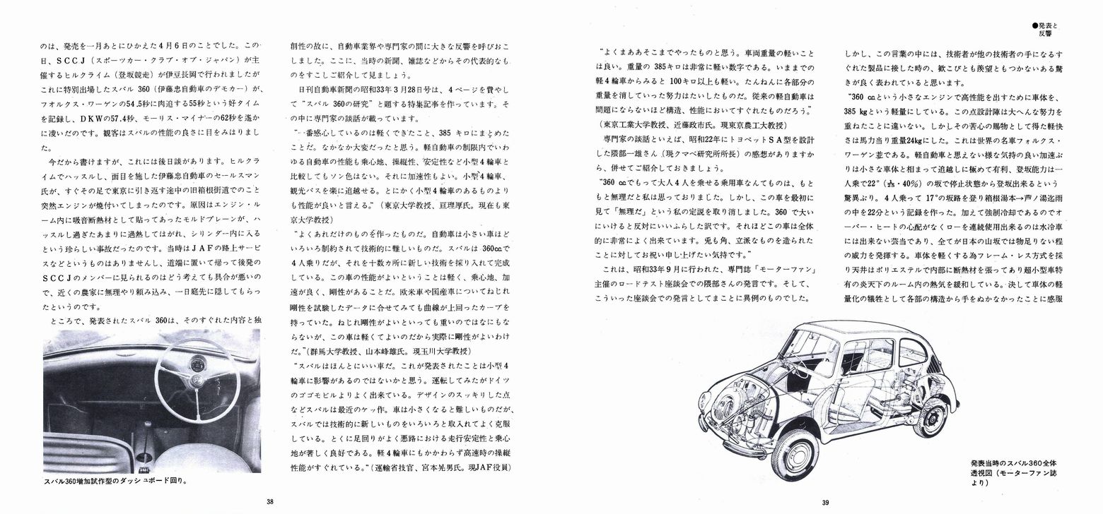 a45N1s The mini history of SUBARU 360 `Xo̗j`(23j